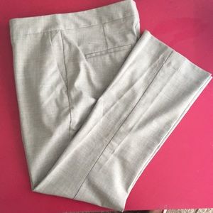 Zara Basic Gray Career Crop Ankle Pants